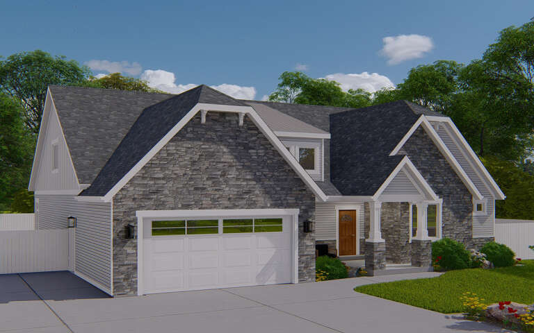 Craftsman House Plan #2802-00207 Elevation Photo