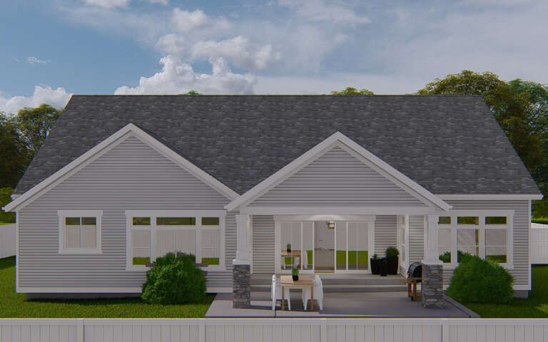 Craftsman House Plan #2802-00207 Elevation Photo