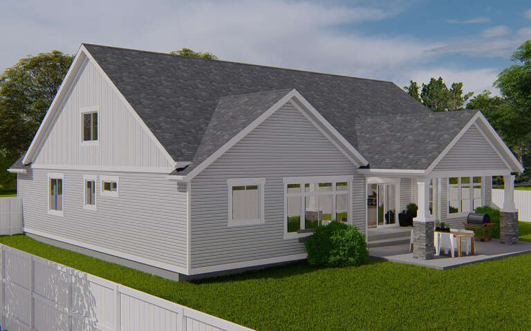 Craftsman House Plan #2802-00207 Elevation Photo
