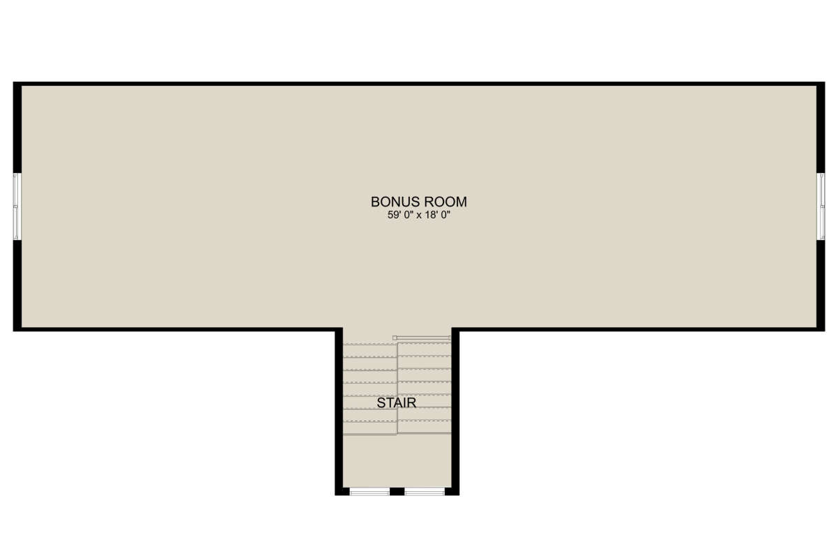 Bonus Room for House Plan #2802-00207