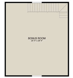 Bonus Room for House Plan #2802-00208