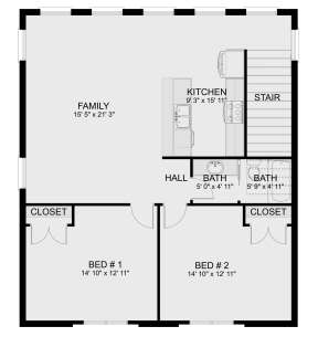 Second Floor for House Plan #2802-00209