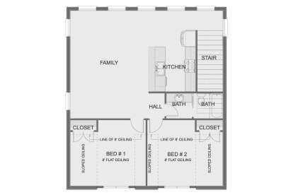 Second Floor for House Plan #2802-00209