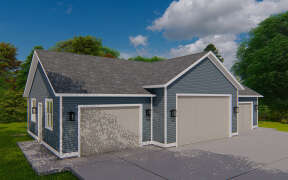 Craftsman House Plan #2802-00211 Elevation Photo