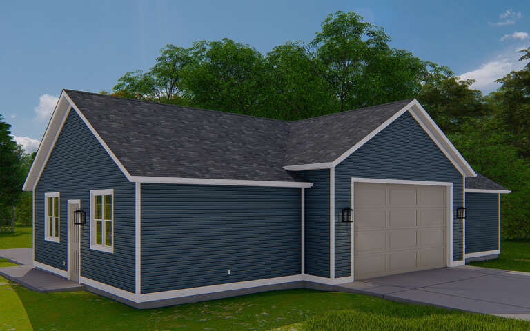 Craftsman House Plan #2802-00211 Elevation Photo