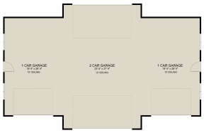 Garage Floor for House Plan #2802-00211