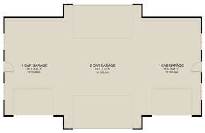 Garage Floor for House Plan #2802-00211