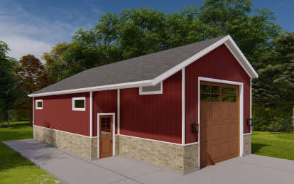House Plan House Plan #28938 Angled Front Elevation