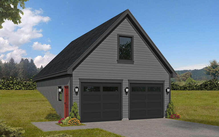 House Plan House Plan #28939 Angled Front Elevation