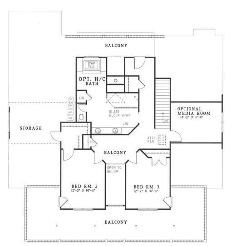 House Plan House Plan #2894 Drawing 2