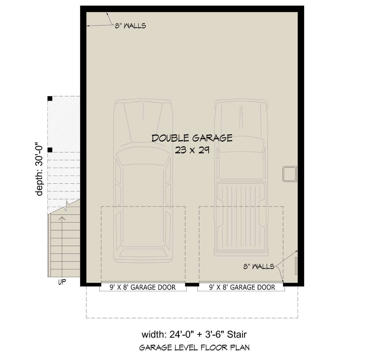 Garage Floor for House Plan #940-00759