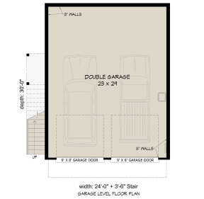 Garage Floor for House Plan #940-00759