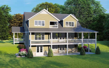 Mountain House Plan #940-00761 Elevation Photo