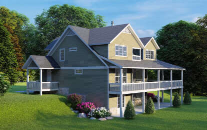 Mountain House Plan #940-00761 Elevation Photo