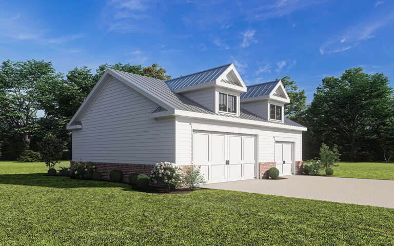 Modern Farmhouse House Plan #009-00342 Elevation Photo