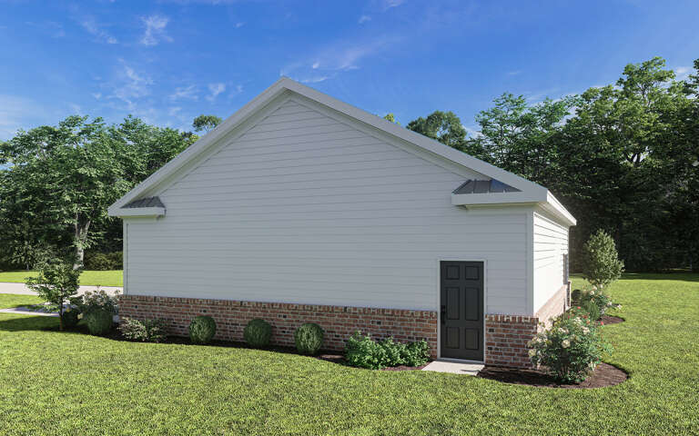 Modern Farmhouse House Plan #009-00342 Elevation Photo
