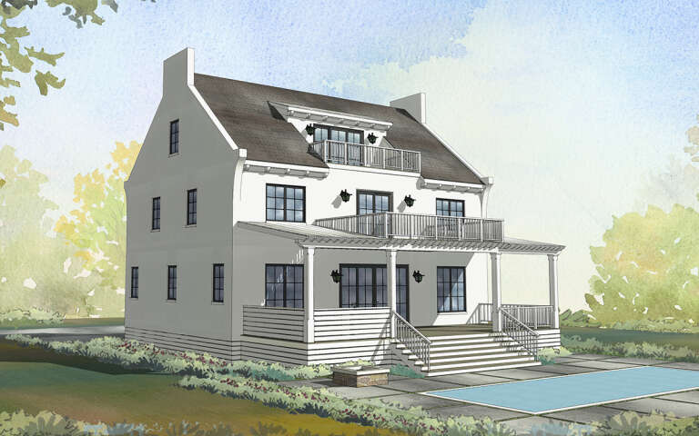 Southern House Plan #1637-00155 Elevation Photo