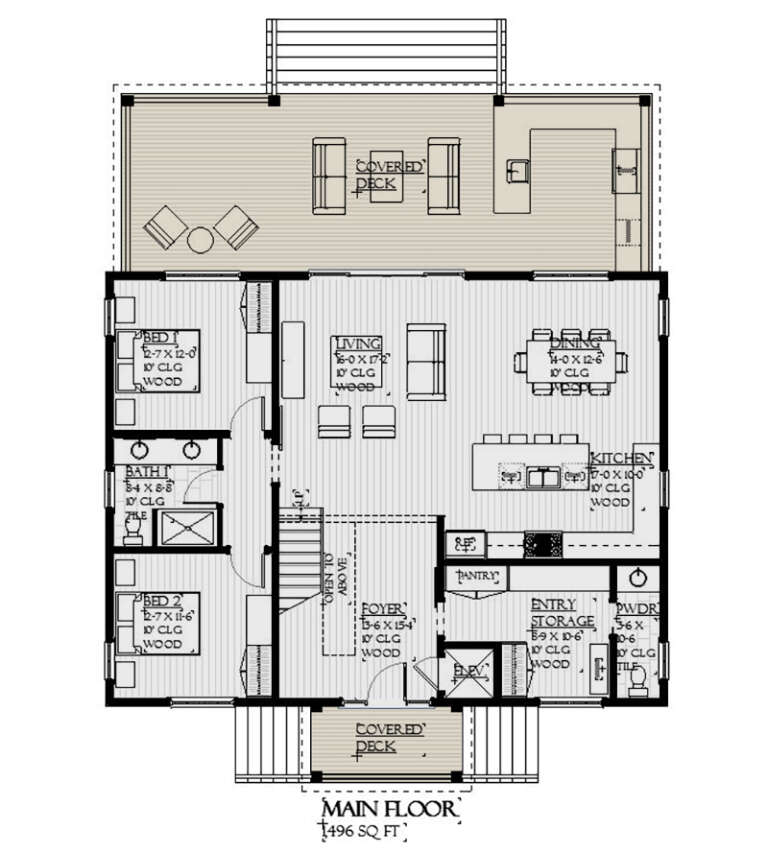 House Plan House Plan #28944 Drawing 1