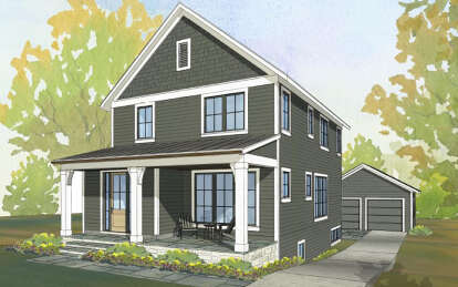 Farmhouse House Plan #1637-00159 Elevation Photo