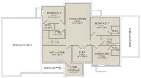 In Ground Basement for House Plan #6422-00088