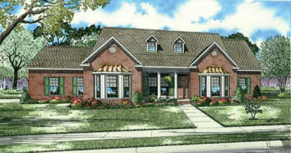 3 Bed, 2 Bath, 2636 Square Foot House Plan - #110-00044