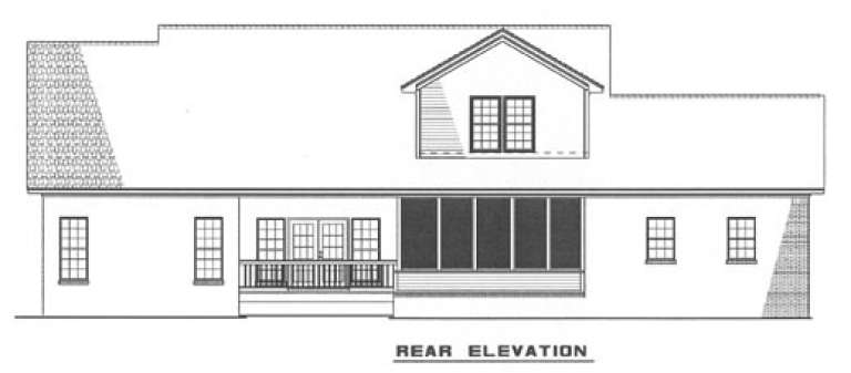 Ranch House Plan #110-00044 Elevation Photo