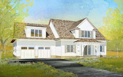 Farmhouse House Plan #1637-00161 Elevation Photo