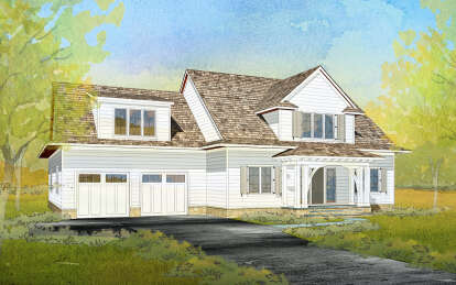 House Plan House Plan #28951 Angled Front Elevation
