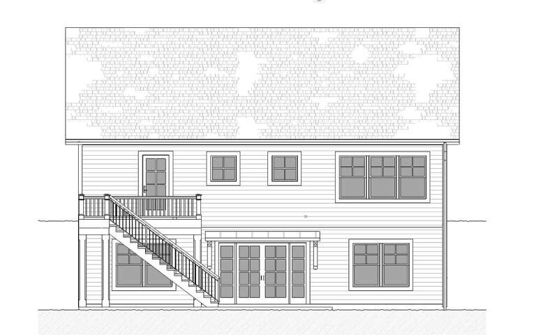 Modern Farmhouse House Plan #1637-00162 Elevation Photo
