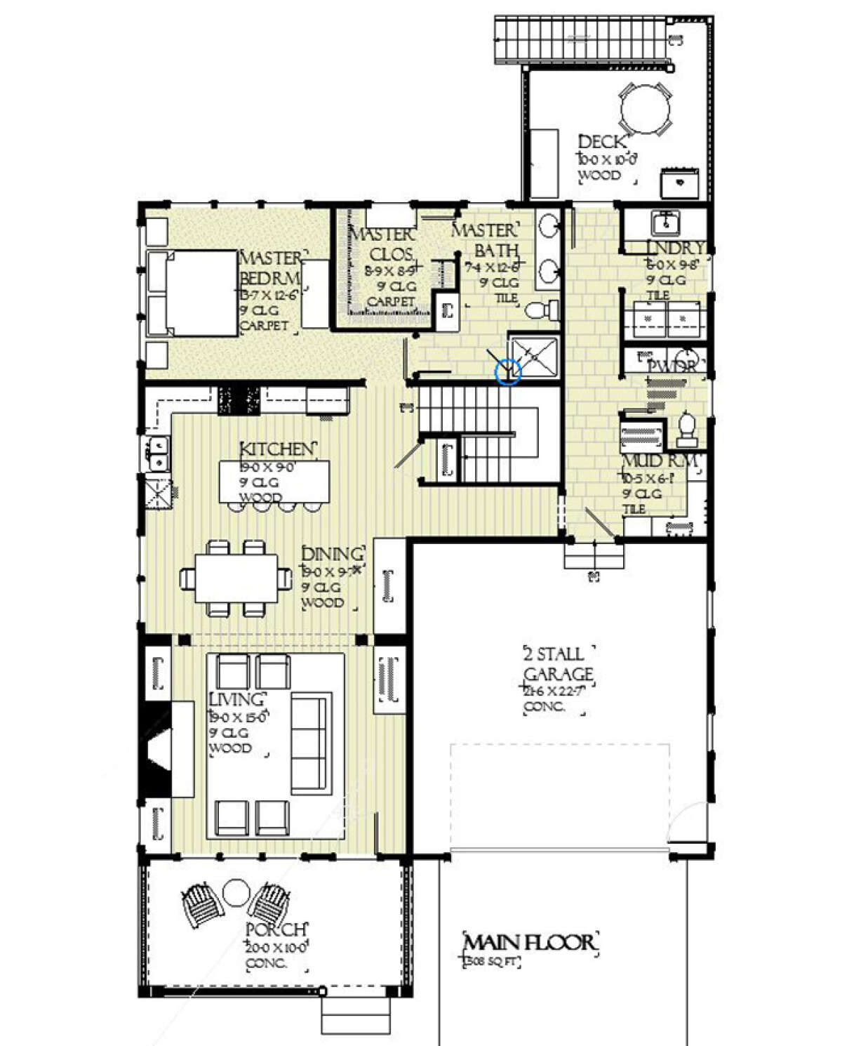 Main Floor  for House Plan #1637-00162