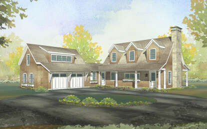 Farmhouse House Plan #1637-00163 Elevation Photo