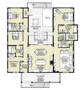 Main Floor for House Plan #1637-00164