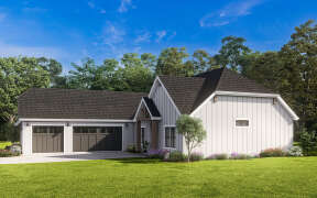 Modern Farmhouse House Plan #1462-00061 Elevation Photo