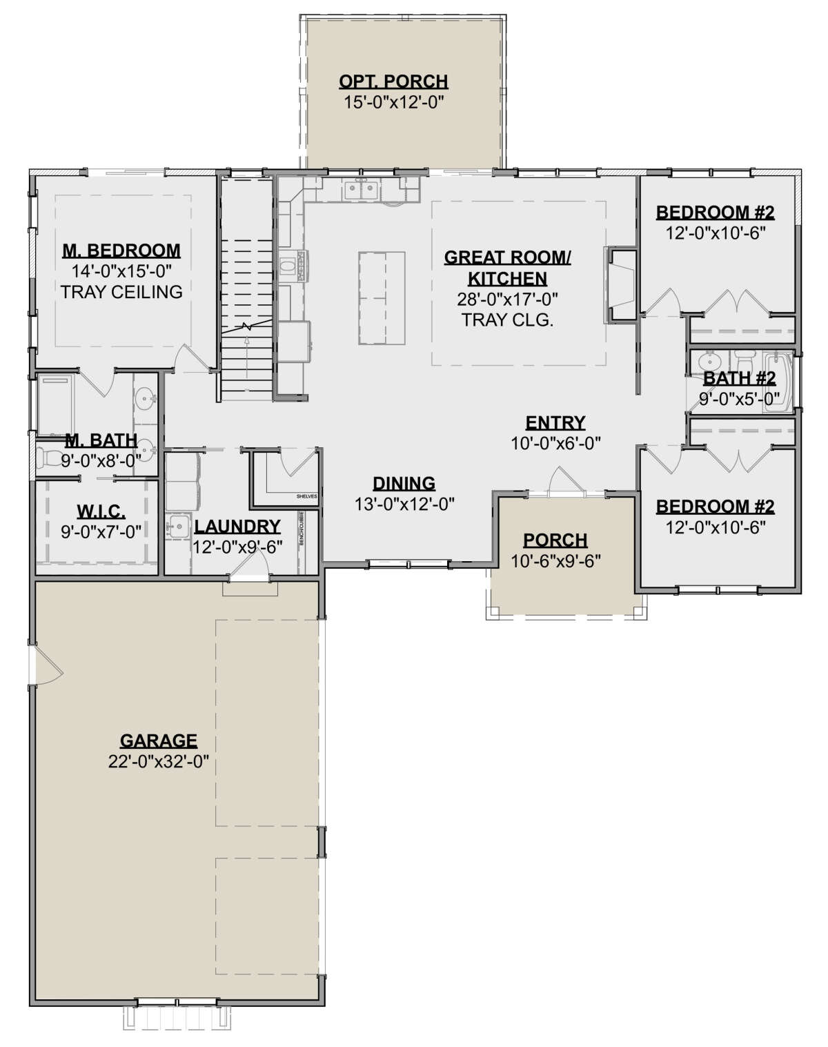 Main Floor  for House Plan #1462-00061
