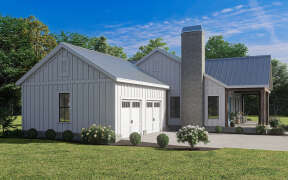 Modern Farmhouse House Plan #009-00343 Elevation Photo