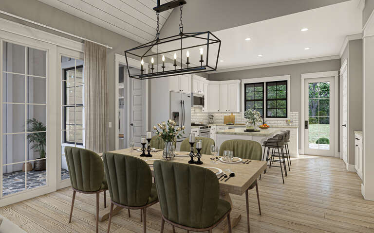 Modern Farmhouse House Plan #009-00343 Additional Photo