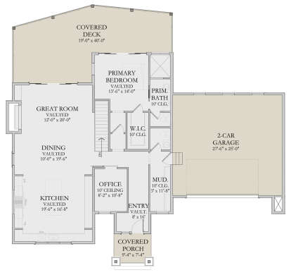 Main Floor  for House Plan #6422-00089