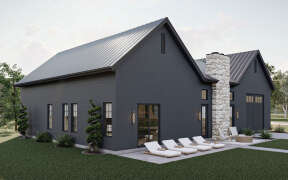 Modern Transitional House Plan #963-00767 Elevation Photo