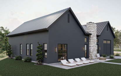 Modern Transitional House Plan #963-00767 Elevation Photo