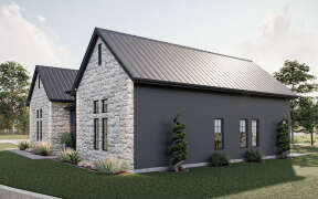 Modern Transitional House Plan #963-00767 Elevation Photo