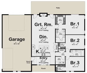 Main Floor  for House Plan #963-00767