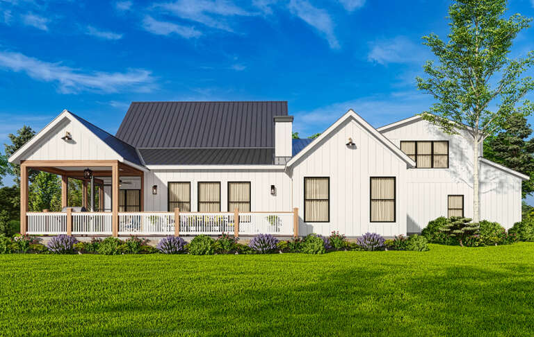 Modern Farmhouse House Plan #699-00366 Elevation Photo