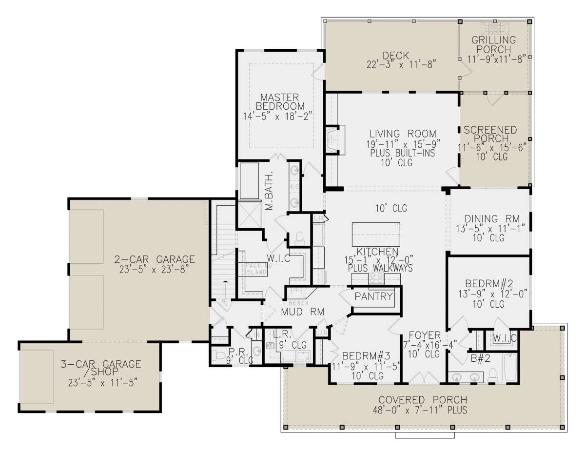 Main Floor  for House Plan #699-00366
