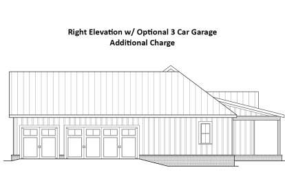 Modern Farmhouse House Plan #009-00345 Elevation Photo