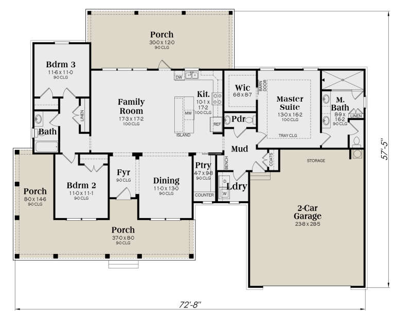House Plan House Plan #28967 Drawing 1