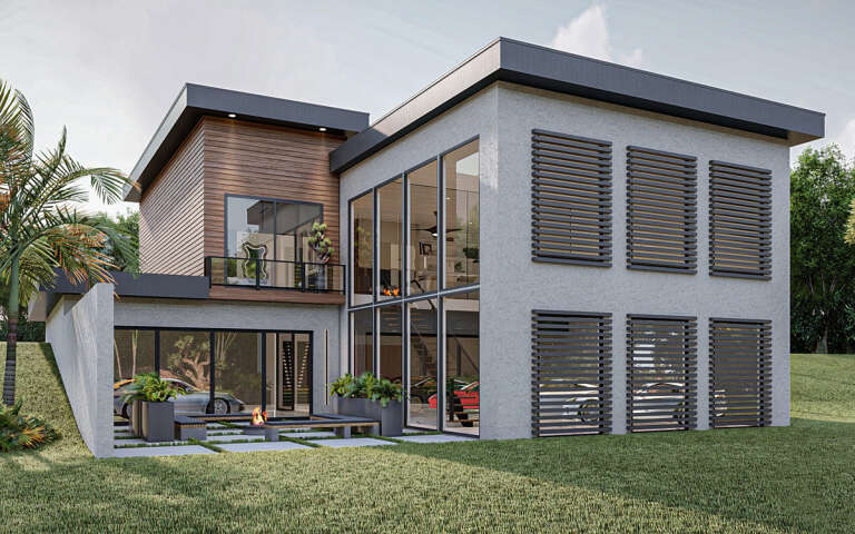 Modern House Plan #963-00768 Elevation Photo
