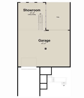 Garage Floor for House Plan #963-00768