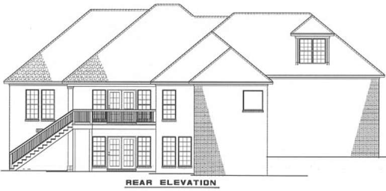 Ranch House Plan #110-00046 Elevation Photo