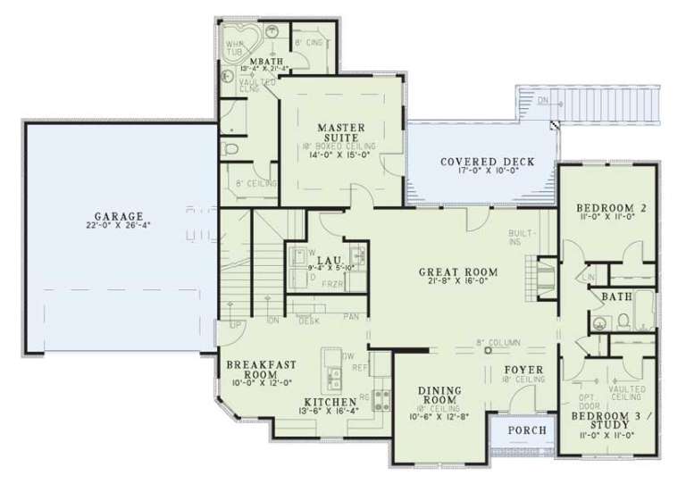 House Plan House Plan #2897 Drawing 1