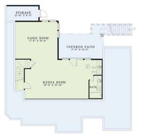Basement for House Plan #110-00046